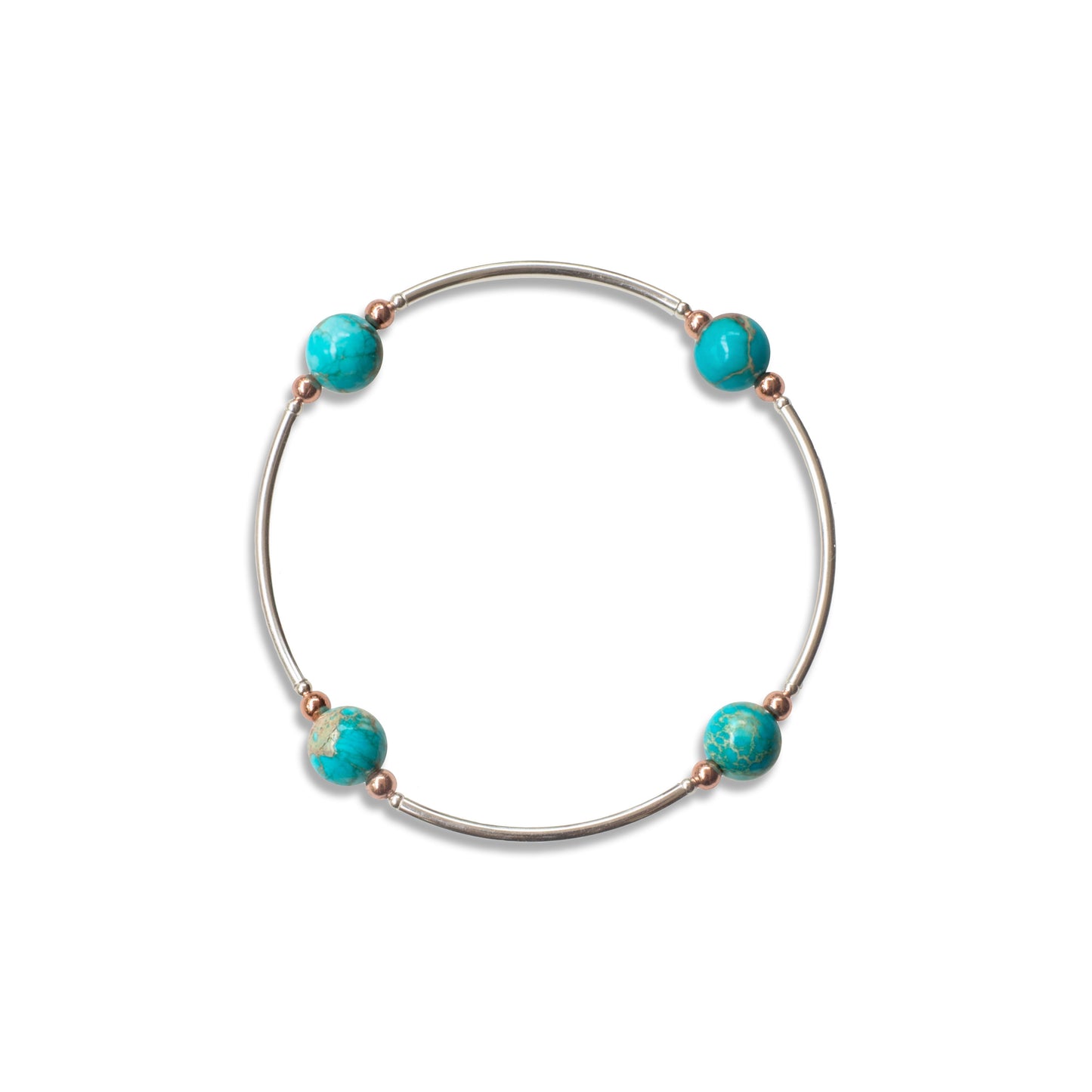 8 mm Blue Jasper Blessing Bracelet